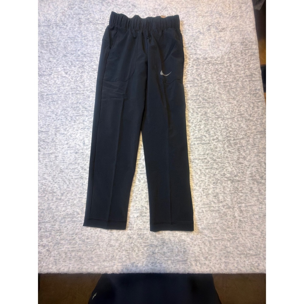 Nike‎ Girls Yoga Luxe Dri FIT Training Pants Black XS NWT